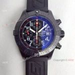 Swiss 7750 Replica Breitling Super Avenger Chronograph Black Watch